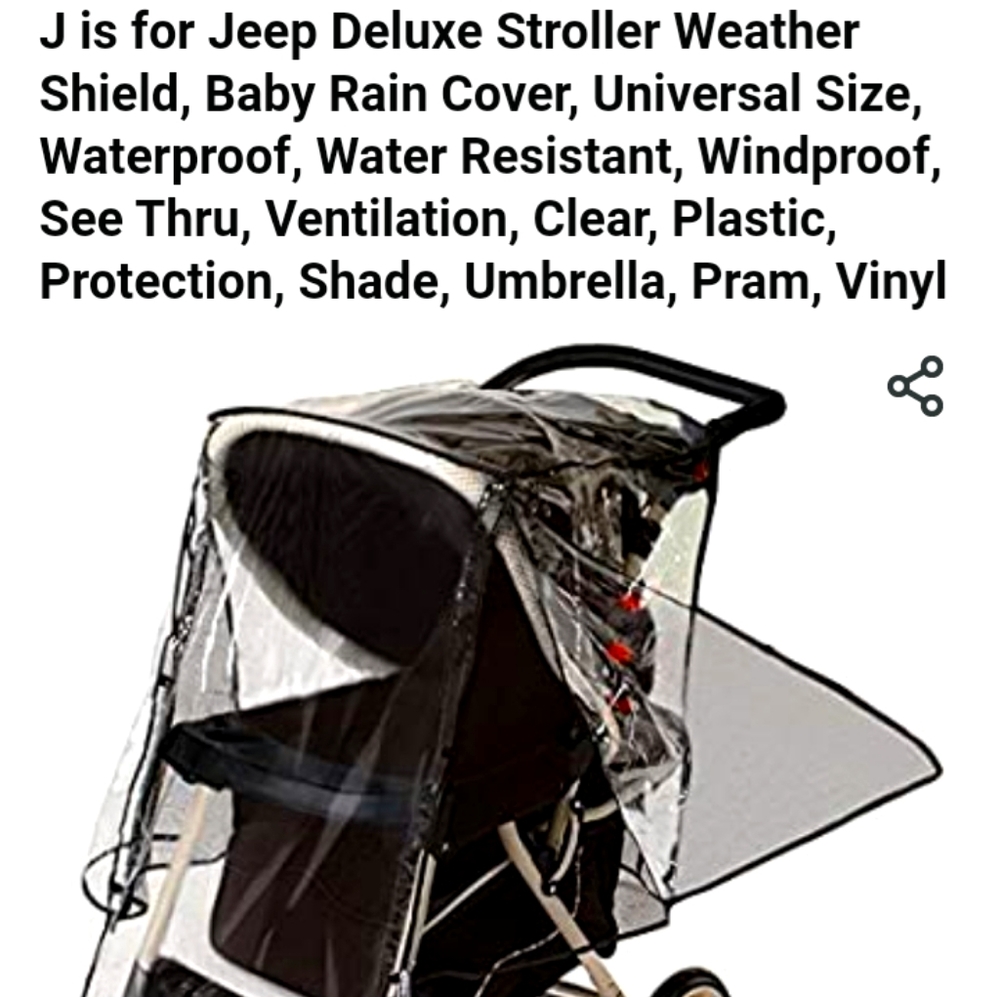 Jeep Stroller Weather Shield